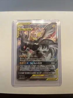 2019 Pokemon Sun and Moon Black Star Promo #SM168 Pikachu & Zekrom Tag Team GX - Image 4