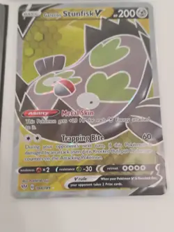 Pokemon Carmine Full Art/Full Art/Gold Secret Rare/Kleavor Trainer Gallery Cards - Image 2