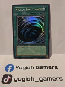 YUGIOH MYSTICAL SPACE TYPHOON MRL-047 1ST EDITION LIGHT PLAYED - Image 1