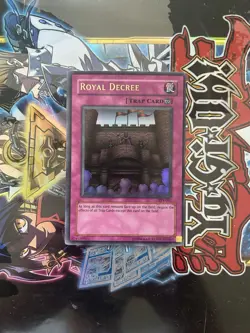 Yugioh Card - Royal Decree TP4-001 Ultra Rare MP - Image 1