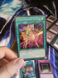 Yugioh Dark Burning Attack + Burning Magic + Eternal Soul Secret Limited LDK2 NM - Image 2