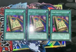 Yugioh Cards - Toon Table Of Contents X3 Super Rare TP6-EN002 NM Near Mint - Image 1