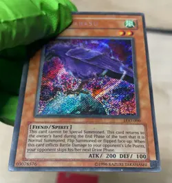 Yata-Garasu LOD-000 Lightly Played Secret Rare Holo Unlimited Yugioh Card 2003 - Image 4