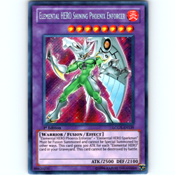 Yugioh Elemental HERO Shining Pheonix Enforcer LCGX-EN139 1st Secret - VLP-NM 💎 - Image 1