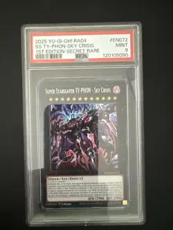 Yugioh! Super Starslayer TY-PHON - Sky Crisis RA04-EN072 - Secret Rare - 1st Ed - Image 1