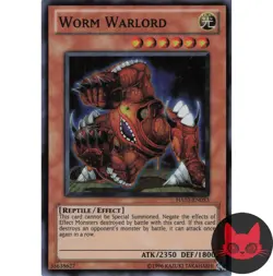 Yugioh Worm Warlord HA03-EN053 Super Rare NM - Image 1