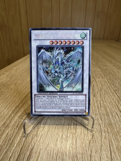 Yugioh Stardust Dragon AC11-DE024 Secret Rare Limited Edition GERMAN VLP to NM - Image 1