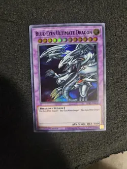 Yugioh Blue-Eyes Ultimate Dragon LDS2-EN018 Purple Ultra Rare 1st Edition NM - Image 1