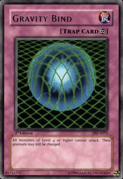 Gravity Bind - Rare 1st Edition PSV-E073 - MP - YuGiOh - Image 1