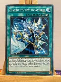 Zukunftsschweigsamkeit LEDE-DE054 Secret Rare Deutsch VG YUGIOH - Image 1