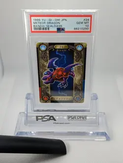 Meteor Dragon #24 Yugioh Bandai Sealdass PSA 10 GEM MINT 💎 - Image 1