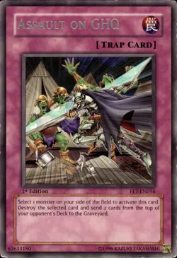 Assault On GHQ - Rare 1st Edition FET-EN056 - MP - YuGiOh - Image 1