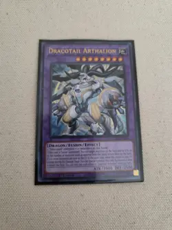 Yu-Gi-Oh Justice Hunters Dracotail Arthalion Ultra Rare 1st Edition - Image 1