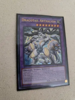 Yu-Gi-Oh Justice Hunters Dracotail Arthalion Ultra Rare 1st Edition - Image 2