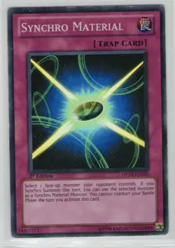 Synchro Material - DP10-EN030 - Super Rare - 1st Edition YuGiOh! Duelist Pac - Image 1