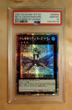 2021 Number 17: Leviathan Dragon PSA 10 GEM MINT BROL-EN000 1st Ed Astral Rare! - Image 1