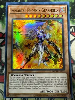 Yugioh Immortal Phoenix Gearfried TOCH-EN012 Ultra Rare NM - Image 1