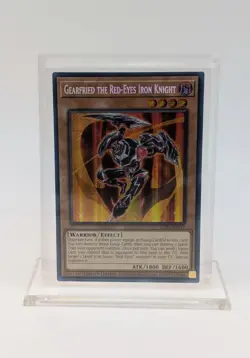 Yu-Gi-Oh! - Gearfried the Red-Eyes Iron Knight - LDS1-EN011 - Secret Rare - NM - Image 1