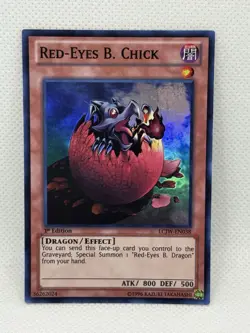 Yugioh! - Red-Eyes B. Chick - LCJW-EN038 - Super Rare - 1st Edition - NM - Image 1