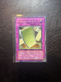 YUGIOH PULLING THE RUG RARE PSV-036 PLAYED - Image 1