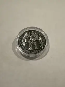 Yu-Gi-Oh! Official YCS Pre-Registration Silver Ancient Gear Golem Coin - Image 1