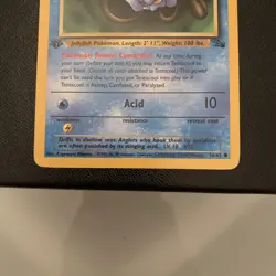 Tentacool 1st Edition 56/62 Common NM Pokemon TCG Card WOTC Wizard of the Coast - Image 3