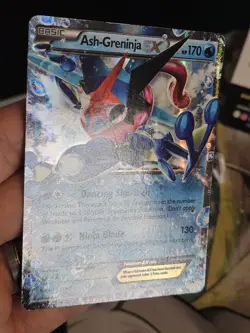Ash-Greninja ex - XY133 - Ultra Rare Black Star Promo Pokemon Card LP - Image 5