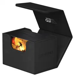 ULTIMATE Guard Sidewinder Deck Case Monocolor Black 80+ Card Storage Box ccg mtg - Image 4