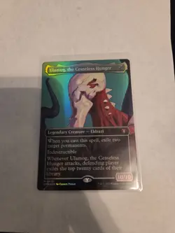 MTG Ulamog, the Ceaseless Hunger Borderless Card Commander Masters #670 - Image 1