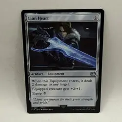 Lion Heart #261 | Near Mint | Final Fantasy FIN | Magic The Gathering Card - Image 1