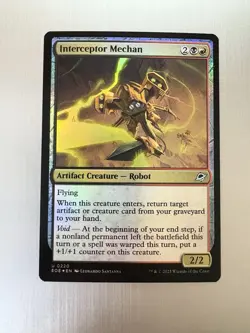 Interceptor Mechan - 220 - MTG: Edge of Eternities - Uncommon - FOIL - Image 1