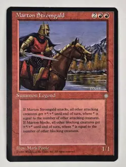 Marton Stromgald Ice Age Regular NM MTG Magic The Gathering Ships FAST - Image 1
