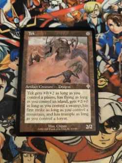 MTG Tek 🇬🇧 🟡 Nm Invasion 2000 Magic The Gathering Og Artifact Dragon Rare - Image 4