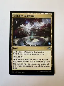 Secluded Courtyard - MTG Kamigawa: Neon Dynasty - NM - Image 1
