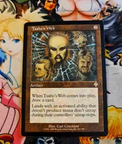 MTG Tsabos Web 🇬🇧 Nm Invasion Magic The Gathering 2000 Og Artifact - Image 1