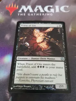Mtg. Priest of Gix. The List Reprints. Pack Fresh - Image 1