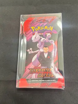 POKEMON DESTINED RIVALS Sleeved Packs 4 of 4 Art Set New W/ Collectors Case - Image 2