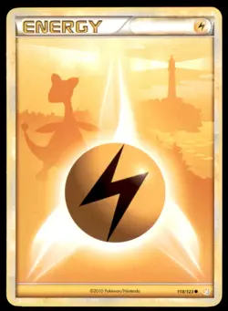 2010 Pokemon HeartGold & SoulSilver Lightning Energy #118 Very Rare - Image 1