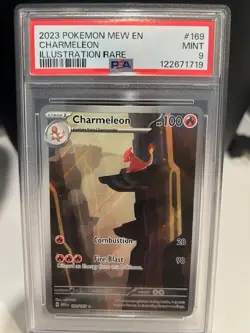 Charmeleon #169 Pokemon Scarlet & Violet 151 PSA GRADED MINT 9 - Image 1