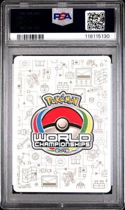 2019 Pokemon Promo Wld. Chmp. Pikarom Judge Raichu Alolan Raichu Gx PSA 10 - Image 2