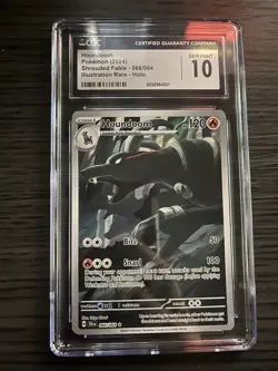 Pokemon Houndoom 066/064 Illustration Rare Shrouded Fable - CGC GEM MINT 10 - Image 1