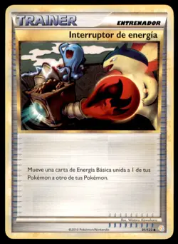 2010 Pokemon HeartGold & SoulSilver Energy Switch Spanish #91 Uncommon - Image 1