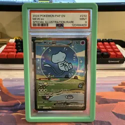 Pokemon Mew EX 'Bubble Mew' Sir 232/091 Paldean Fates English Edition PSA 9 - Image 1
