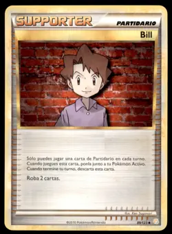 2010 Pokemon HeartGold & SoulSilver Bill Spanish #89 Uncommon - Image 1