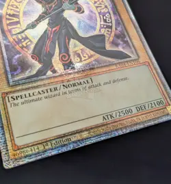 Dark Magician- RA04-EN106 -Yugioh- Quarter Century Secret Rare 8TH- MISPRINT -NM - Image 2