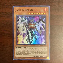 Yugioh Jack-o-Bolan IGAS-EN026 Super Rare 1st Ed NM - Image 1