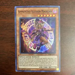Apprentice Illusion Magician - Super Rare - LED6-EN007 (NM) - Yugioh 1st Ed - Image 1