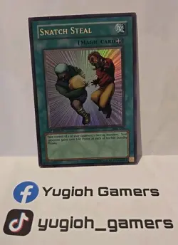 YUGIOH SNATCH STEAL ULTRA MRL-036 1ST EDITION PLAYED TO LIGHT PLAYED - Image 1