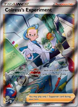 Colress's Experiment 2023 Pokemon Crown Zenith #GG59/GG70 Galarian Gallery NM - Image 1