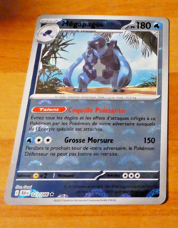 POKEMON FOUDRE NOIRE CARD POKEBALL HOLO CARTE 023/086 BLK FR EV10.5 FR MINT 2025 - Image 1